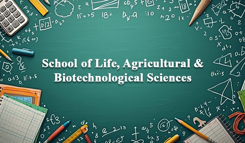 Sister Nivedita UniversitySchool of Life, Agricultural & Biotechnological Sciences